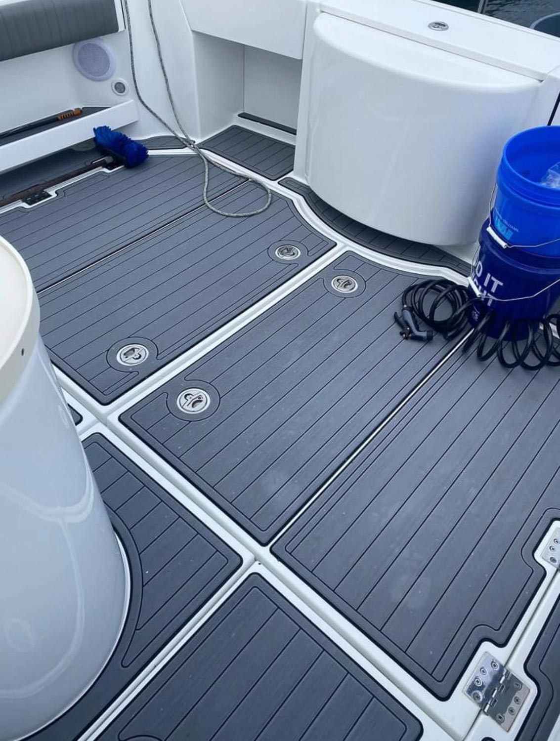 Fishing is better with Seadek installed. Easy to clean & maintain.